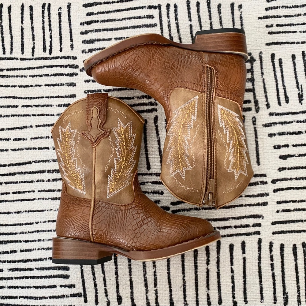 ROPER Western Cowboy Cowgirl Leather Boots 5